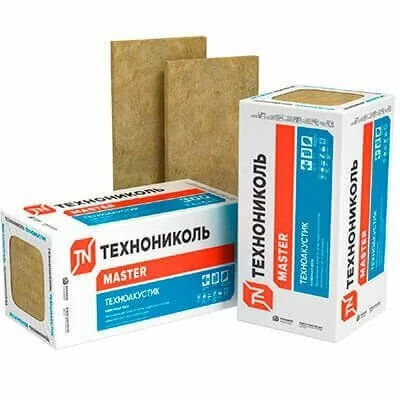 Плита минераловатная ТЕХНОНИКОЛЬ Техноакустик 1200x600x100, 6 шт